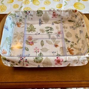 Longaberger Small Serving Tray basket, liner & protector